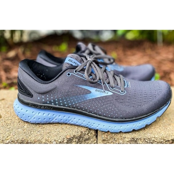 Brooks Shoes - Brooks Glycerin 18 Running Shoes Gray Blue size 7.5